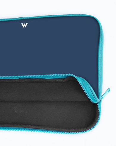 Gray Blue Life MacBook / Laptop-Sleeve