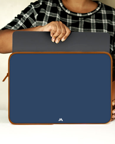 Gray Blue Life MacBook / Laptop-Sleeve