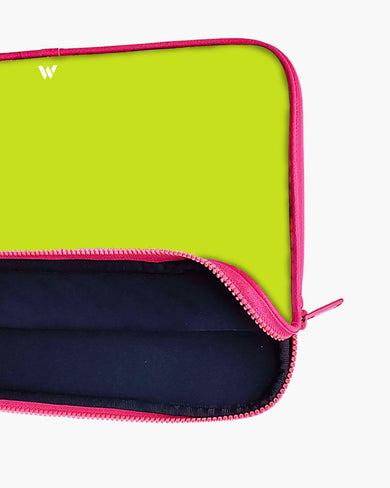 Lime Foam MacBook / Laptop-Sleeve