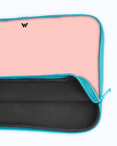 Salmon Pink MacBook / Laptop Sleeve