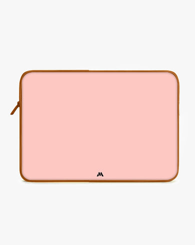 Salmon Pink MacBook / Laptop-Sleeve