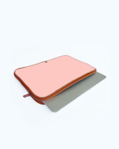 Salmon Pink MacBook / Laptop-Sleeve