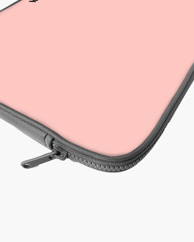 Salmon Pink MacBook / Laptop Sleeve