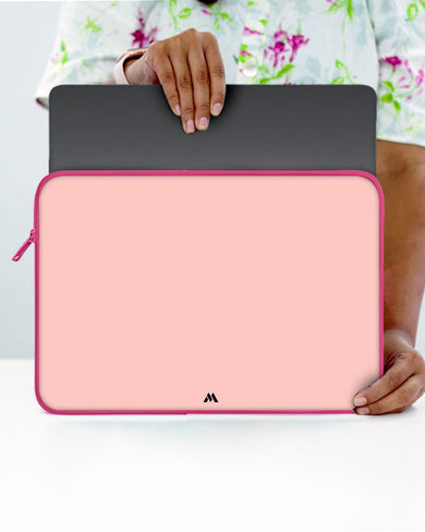 Salmon Pink MacBook / Laptop-Sleeve