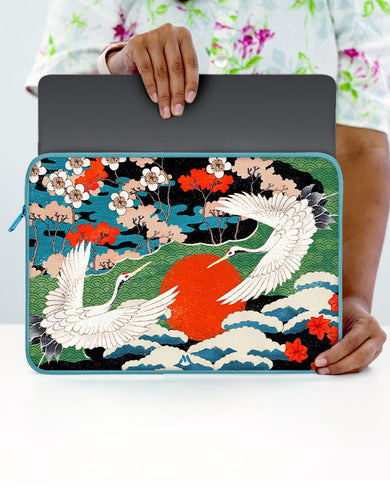 Japanese Crane Tapestry MacBook / Laptop Sleeve