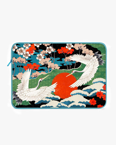 Japanese Crane Tapestry MacBook / Laptop Sleeve