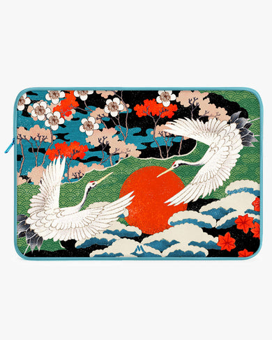 Japanese Crane Tapestry MacBook / Laptop Sleeve