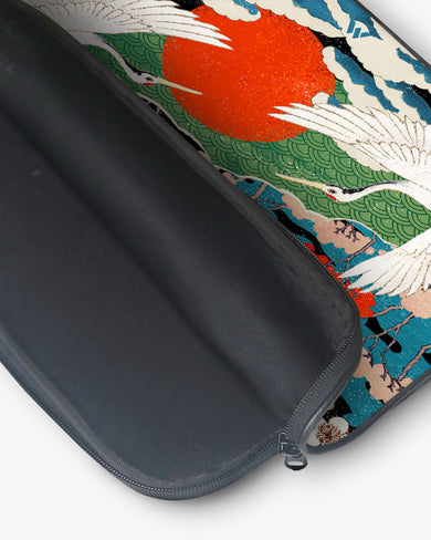 Japanese Crane Tapestry MacBook / Laptop Sleeve