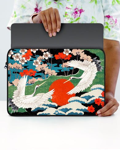 Japanese Crane Tapestry MacBook / Laptop Sleeve