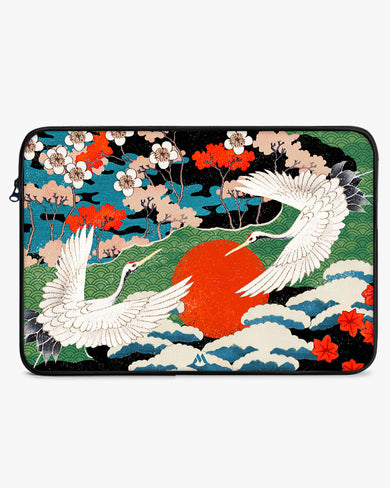 Japanese Crane Tapestry MacBook / Laptop Sleeve