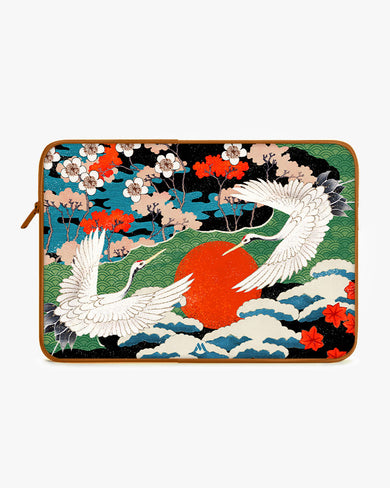 Japanese Crane Tapestry MacBook / Laptop Sleeve