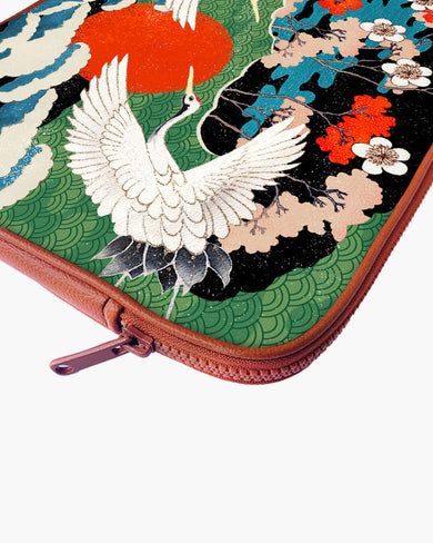 Japanese Crane Tapestry MacBook / Laptop Sleeve