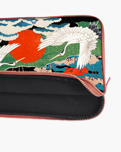 Japanese Crane Tapestry MacBook / Laptop Sleeve