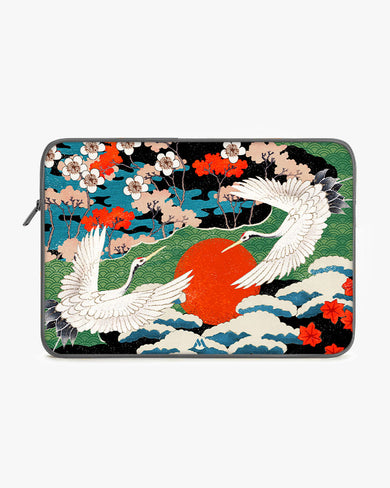 Japanese Crane Tapestry MacBook / Laptop Sleeve