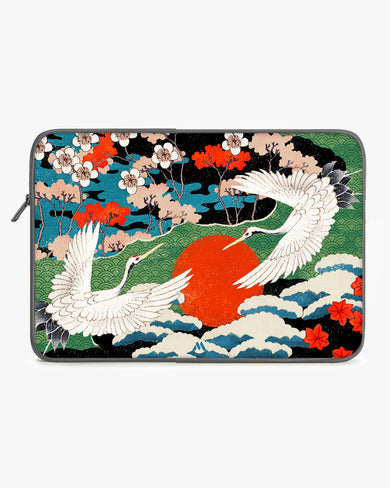 Japanese Crane Tapestry MacBook / Laptop Sleeve