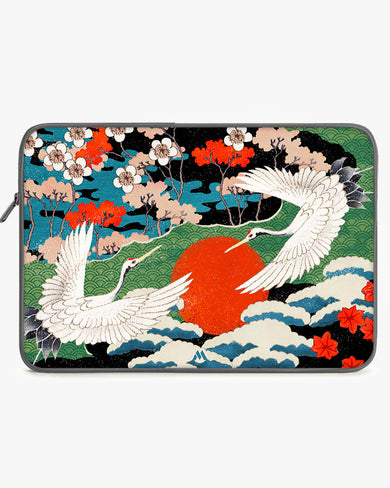 Japanese Crane Tapestry MacBook / Laptop Sleeve