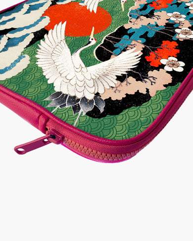 Japanese Crane Tapestry MacBook / Laptop Sleeve