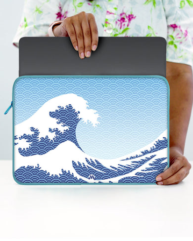 Hokusai Styled Great Wave MacBook / Laptop Sleeve