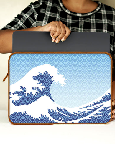 Hokusai Styled Great Wave MacBook / Laptop Sleeve