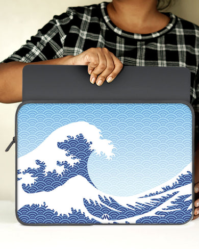 Hokusai Styled Great Wave MacBook / Laptop Sleeve