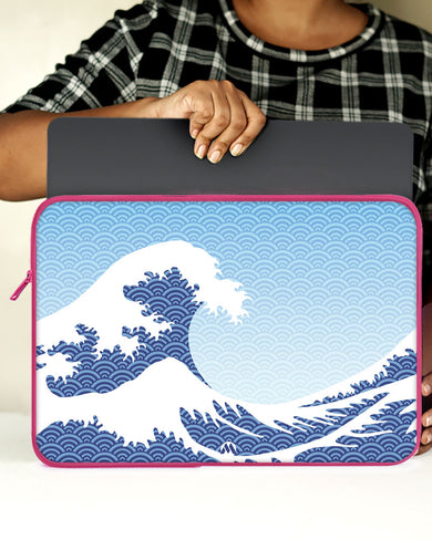 Hokusai Styled Great Wave MacBook / Laptop Sleeve