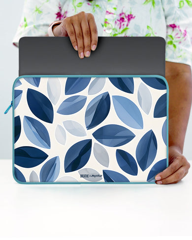 Cobalt Leaves [BREATHE] MacBook / Laptop Sleeve