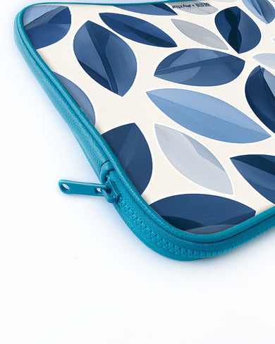 Cobalt Leaves [BREATHE] MacBook / Laptop Sleeve
