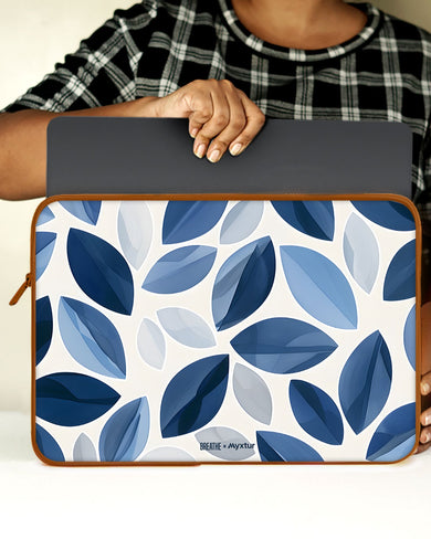 Cobalt Leaves [BREATHE] MacBook / Laptop Sleeve