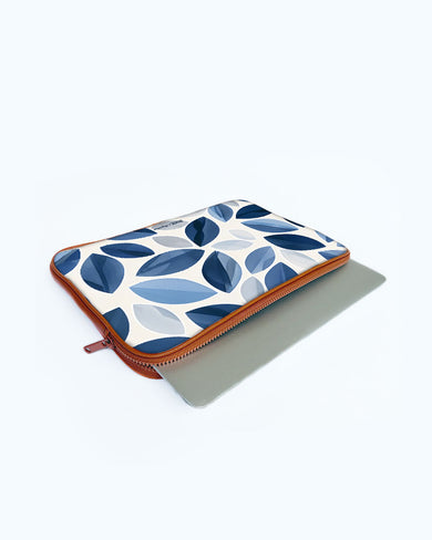 Cobalt Leaves [BREATHE] MacBook / Laptop Sleeve