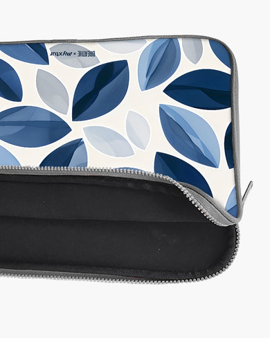 Cobalt Leaves [BREATHE] MacBook / Laptop Sleeve