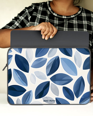 Cobalt Leaves [BREATHE] MacBook / Laptop Sleeve
