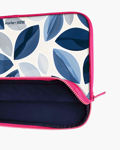 Cobalt Leaves [BREATHE] MacBook / Laptop Sleeve