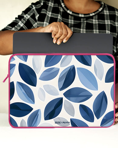 Cobalt Leaves [BREATHE] MacBook / Laptop Sleeve
