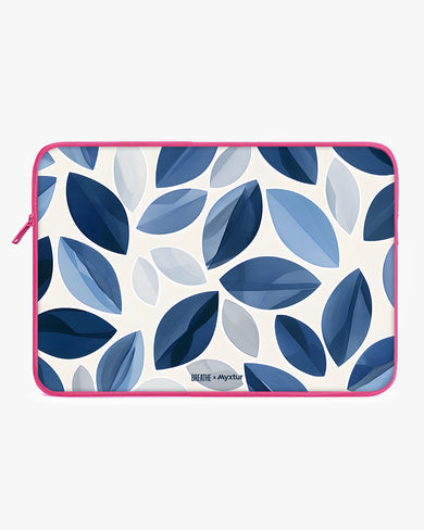 Cobalt Leaves [BREATHE] MacBook / Laptop Sleeve