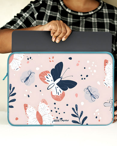 Pastel Flutter [BREATHE] MacBook / Laptop Sleeve