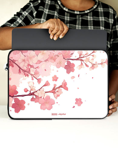 Scarlet Petals [BREATHE] MacBook / Laptop Sleeve