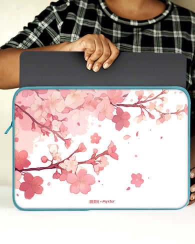 Scarlet Petals [BREATHE] MacBook / Laptop Sleeve