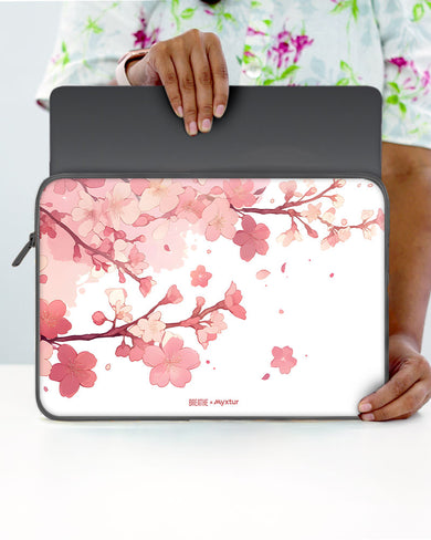 Scarlet Petals [BREATHE] MacBook / Laptop Sleeve