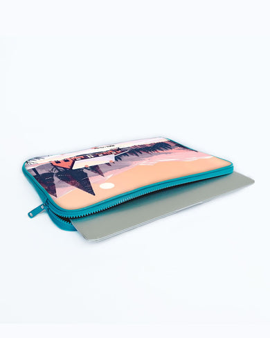 Swiss Ski Lodge [BREATHE] MacBook / Laptop Sleeve