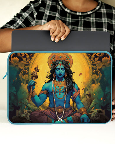 Krishna in Penance MacBook / Laptop Sleeve