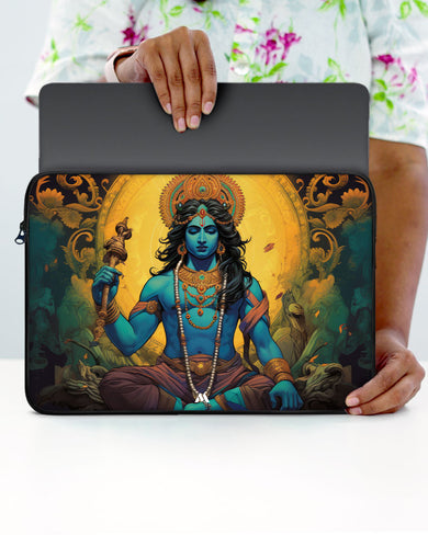 Krishna in Penance MacBook / Laptop Sleeve