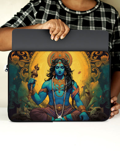 Krishna in Penance MacBook / Laptop Sleeve