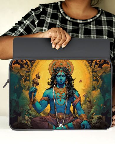 Krishna in Penance MacBook / Laptop Sleeve