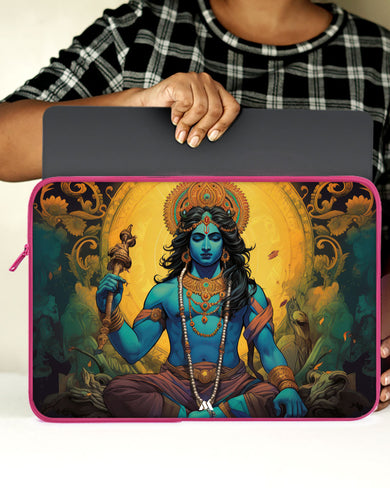 Krishna in Penance MacBook / Laptop Sleeve