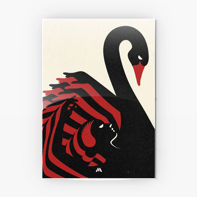 Black Swan Metal Poster-Combo