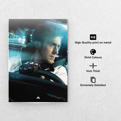 Drive-The Movie Metal Poster-Combo