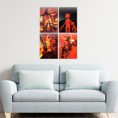 Hellboy Straight from Hell Metal Poster-Combo