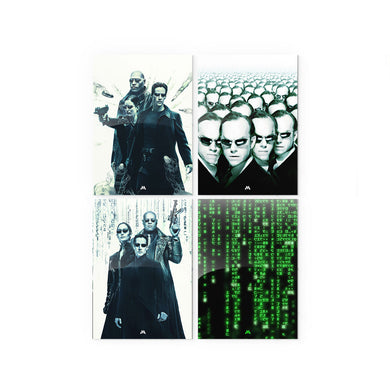 Matrix Movies Metal Poster-Combo