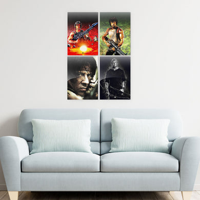 Rambo Movies Metal Poster-Combo