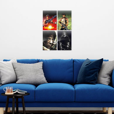 Rambo Movies Metal Poster-Combo